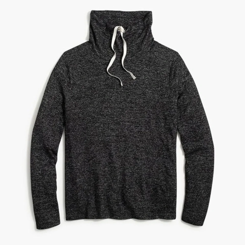 J Crew Funnel Neck Marled Pullover Shirt | Small‎